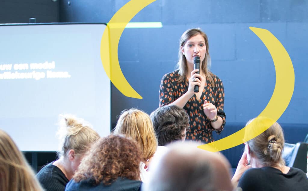 CODE GEEL Facilitator Cherique Cuppen in actie